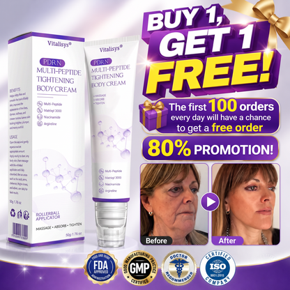 30%OFF 🥇🥇 𝐕𝐢𝐭𝐚𝐥𝐢𝐬𝐲𝐬® 𝐏𝐃𝐑𝐍 𝐌𝐮𝐥𝐭𝐢-𝐏𝐞𝐩𝐭𝐢𝐝𝐞 𝐌𝐚𝐬𝐬𝐚𝐠𝐢𝐧𝐠 𝐁𝐨𝐝𝐲 𝐑𝐨𝐥𝐥𝐞𝐫 𝐂𝐫𝐞𝐚𝐦- Anti-aging, Hydrating, Skin Firming & Lifting, Skin Repair, Even Tone, Acne and Dark Spot Treatment, Wart and Mole Removal, and Psoriasis Relief.