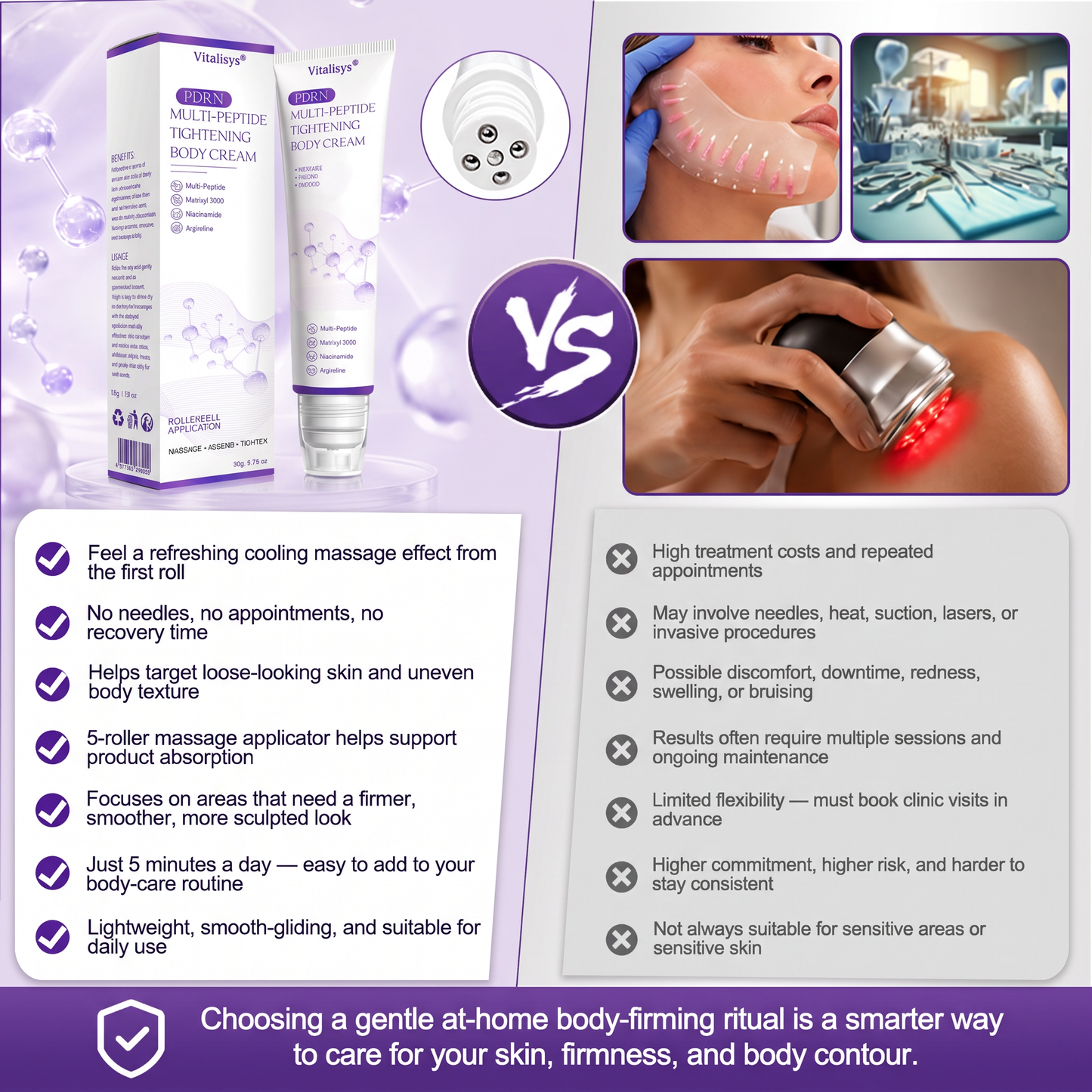30%OFF 🥇🥇 𝐕𝐢𝐭𝐚𝐥𝐢𝐬𝐲𝐬® 𝐏𝐃𝐑𝐍 𝐌𝐮𝐥𝐭𝐢-𝐏𝐞𝐩𝐭𝐢𝐝𝐞 𝐌𝐚𝐬𝐬𝐚𝐠𝐢𝐧𝐠 𝐁𝐨𝐝𝐲 𝐑𝐨𝐥𝐥𝐞𝐫 𝐂𝐫𝐞𝐚𝐦- Anti-aging, Hydrating, Skin Firming & Lifting, Skin Repair, Even Tone, Acne and Dark Spot Treatment, Wart and Mole Removal, and Psoriasis Relief.