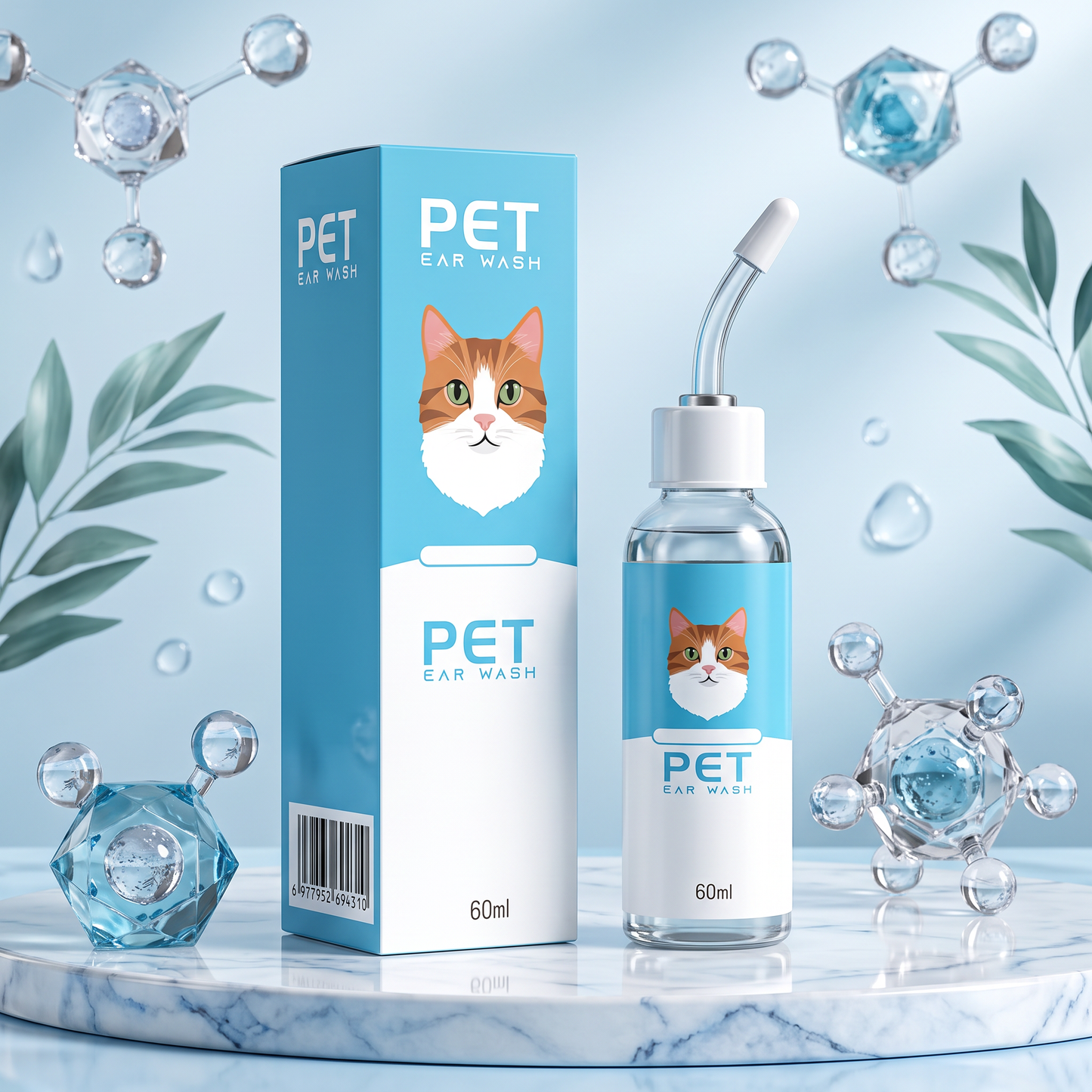 🐶🐱| 🔥Vitalisys® Advanced Pet Ear Cleaner & Itch Relief Drops — Gentle Ear Wax Removal, Odor Eliminator, Yeast & Mite Infection Soothing, Anti-Inflammatory & Daily Ear Care for Dogs & Cats 👂