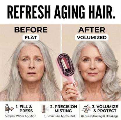 🚨70% OFF Last Day🔥 zuvanta GentleMist Volumizing Brush