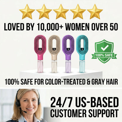 🚨70% OFF Last Day🔥 zuvanta GentleMist Volumizing Brush