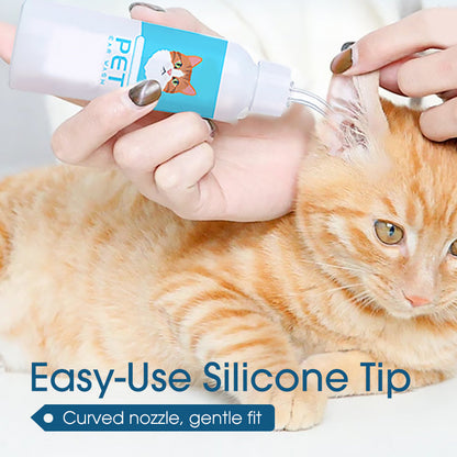 🐶🐱| 🔥Vitalisys® Advanced Pet Ear Cleaner & Itch Relief Drops — Gentle Ear Wax Removal, Odor Eliminator, Yeast & Mite Infection Soothing, Anti-Inflammatory & Daily Ear Care for Dogs & Cats 👂