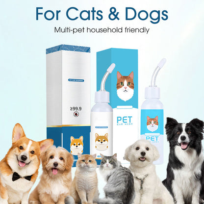 🐶🐱| 🔥Vitalisys® Advanced Pet Ear Cleaner & Itch Relief Drops — Gentle Ear Wax Removal, Odor Eliminator, Yeast & Mite Infection Soothing, Anti-Inflammatory & Daily Ear Care for Dogs & Cats 👂