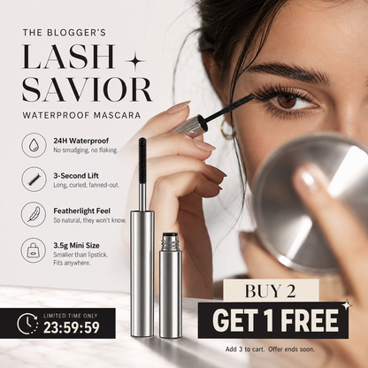 🎁✨ Waterproof Curling & Lengthening Mascara ✨-Navalonixcosh®